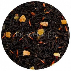 Чай черный - Черный с персиком - 100 гр