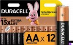 Батарейки Duracell EXTRA LIFE(12 шт) АА12