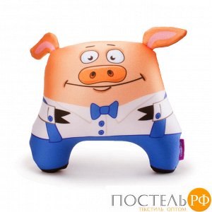 Игрушка «Мистер Хрюн» (T1822C0818B037BU, 18х22, Малый, Синий, Бифлекс, Микрогранулы полистирола)