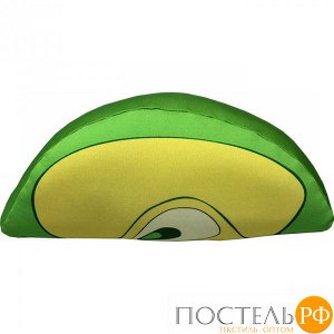Подушка игрушка «Долька» (Аи17дол05, 13х28х9, Яблоко, Зеленый, Кристалл, Микрогранулы полистирола)