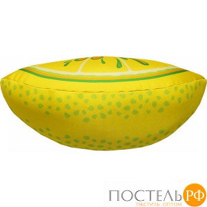 Подушка игрушка «Долька» (Аи17дол06, 13х28х9, Лимон, Желтый, Кристалл, Микрогранулы полистирола)