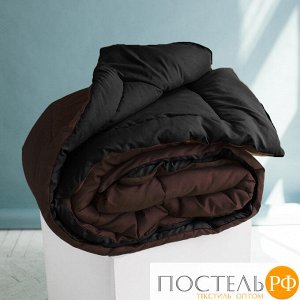 Одеяло 'Sleep iX' MultiColor 250 гр/м, 200х220 см, (цвет: Темно-коричневый+Черный) Код: 4605674072078