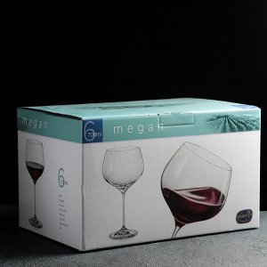 Набор бокалов для вина «Меган», 700 мл, 6 шт