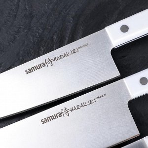 Набор кухонных ножей Samura Harakiri, 5 шт: лезвия 9,9 см, 15 см, 16,1 см, 16,5 см, 18,5 см, сталь AUS-8