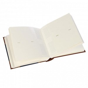 Фотоальбом на 200 фото 10х15 см Innova Deluxe с кармашками экокожа книжный п-т МИКС