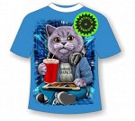 Детская футболка Кот бездельник 992