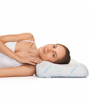 Ортопедическая подушка с эффектом памяти под голову (для сна на боку и на спине) TRELAX SOLA П30