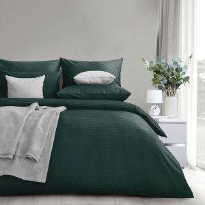 Постельное белье. Цвет: Dark green