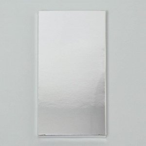 Коробка для шоколада новогодняя «Серебро», с окном, 17*8.5*1.5 см