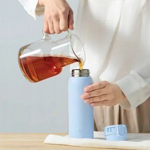 Термокружка Zojirushi SM-WS48 AM светло-голубая 480мл