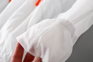 Легкая тонкая ветровка с капюшоном дышащая, подол на резинке, голубой