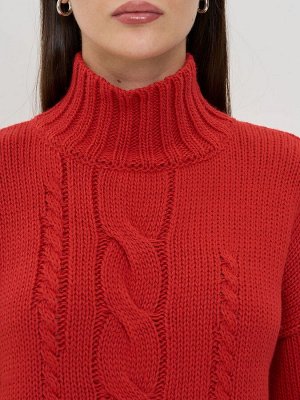 Джемпер женский 7242-40328   2500140 Аврора red