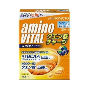 Ajinomoto Amino Vital Citric Acid Charge Water Порошок спортивного напитка Лимонная кислота + BCAA, глутамин, аргинин. 20стиков.