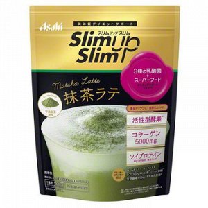 Asahi Slim Up Slim Протеиновый коктейль Матча Латте 315г