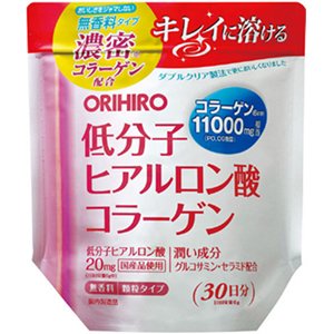 ORIHIRO Низкомолекулярная гиалуроновая кислота + коллаген, в порошке, 180 г
