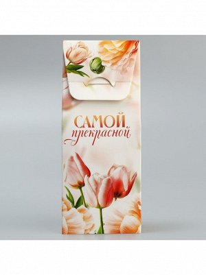 Коробка складная 5,7 х14,5 х3,5 см Тюльпаны 1/5