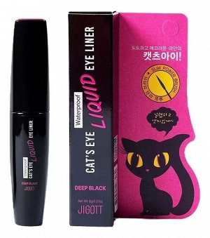 Подводка для глаз Cat's Eye Waterproof Liquid Eye liner (Глубокий черный),9 гр