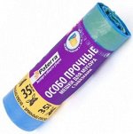 PATERRA Мешок для мусора ОСОБО ПРОЧНЫЕ, 35 л, с завязками, 12 мкм, 20 шт. в рулоне