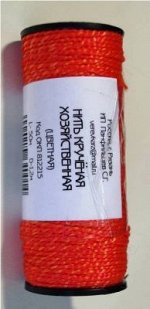 Нить крученая на катушке (цветная) 1,2мм/50м арт 001-50ц
