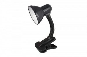 Ultraflash UF-320P  C02 черный (Светильник настольный с прищепкой 230В, 60Вт, E27, ЛОН)