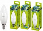 Лампа светодиодная Ergolux LED-C35-9W-E14-6K (Эл.лампа светодиодная Свеча 9Вт E14 6500K 172-265В)
