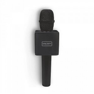 Караоке-микрофон Atom KM-250, 10Вт, АКБ 1800мА/ч, BT (до10м), USB, беспр.микроф.
