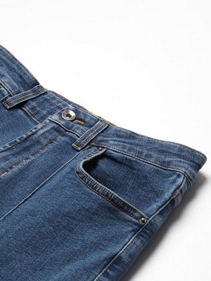 Джинсы женские клёш со стрелкой MINAKU: Jeans Collection, синие