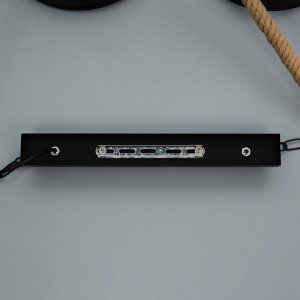 Люстра "Цех" 3хЕ27 40В черный 120х30х35см