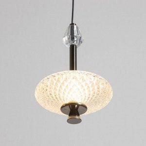 Светильник "Аделард" LED 10Вт 3000-6000К черный хром 13,5х13,5х21,5-121 см