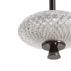 Светильник "Аделард" LED 10Вт 3000-6000К черный хром 13,5х13,5х21,5-121 см