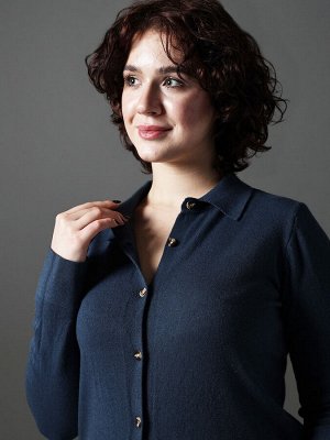 Жакет. Цвет: Синий