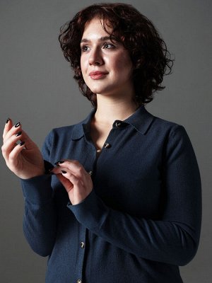 Жакет. Цвет: Синий