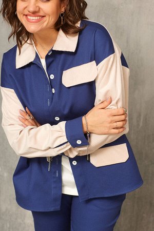 Блуза BegiModa 4113 сапфир
