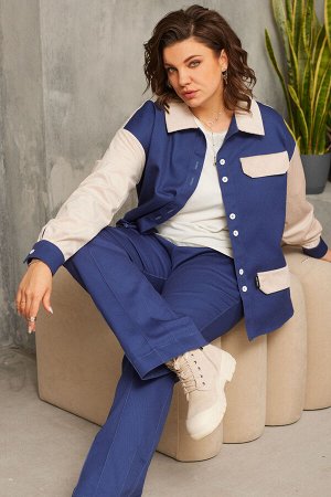 Блуза BegiModa 4113 сапфир