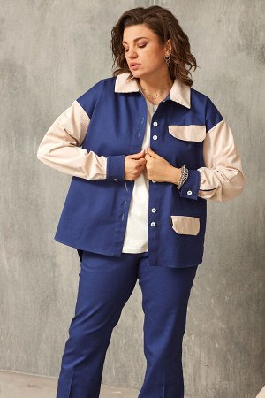 Блуза BegiModa 4113 сапфир