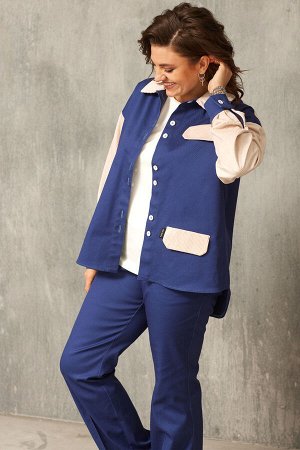 Блуза BegiModa 4113 сапфир