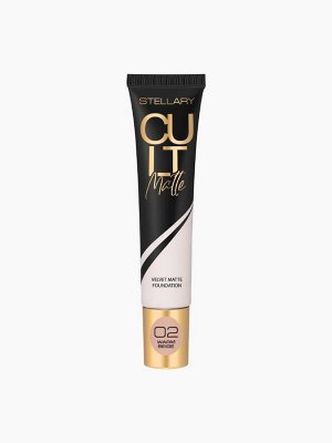 Матирующий тональный крем CULT MATTE FOUNDATION 25 мл, тон 02, теплый бежевый *  NEW