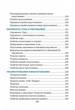 Математика Данное пособие составлено в виде таблиц, систематизирующих и обобщающих теоретические сведения по школьному курсу математики.
В книге в доступной форме изложены все разделы математики, изуч