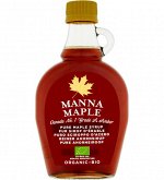 Кленовый  сироп органик Manna Maple®, ст.б, 250г.