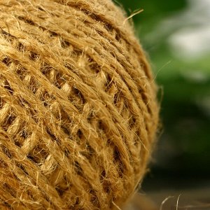 Шпагат для подвязки растений, 50 м, джут