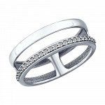 Серебряное кольцо с фианитом