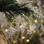 Набор новогодних ёлочных игрушек Ангелы 8 шт. Новый год 2025