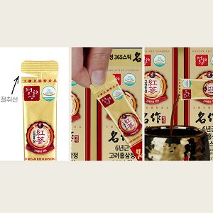 Премиум экстракт красного женьшеня Jungwonsam 6 Years Old Premium Korean Red Ginseng Extract 365 Stick, 10мл*1шт