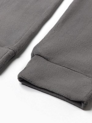 Брюки флисовые мужские спортивные MINAKU: Fleece Soft, графитовые