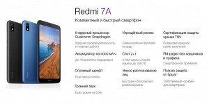 Xiaomi Redmi 7A 2/16 Gb синий