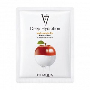 Bioaqua V7 Apple Smooth Skin Essence Mask Тканевая маска с экстрактом яблока