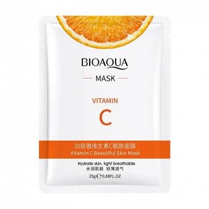 Bioaqua Vitamin C Beautiful Skin Mask Маска-салфетка для лица с витамином С