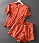 Женский спортивный костюм быстросохнущий эластичный,, карамель