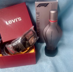Набор мужской подарочный Precious Mettle Formula 1 (75 мл). и ремень