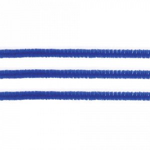 Проволока синельная для творчества "Пушистая", синяя, 30 шт., 0,6х30 см, ОСТРОВ СОКРОВИЩ, 661538